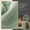 Komfortec 8er Handtuch Set aus 100% Baumwolle, 4 Badetücher Produktbild-Vorschau 2
