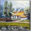Coloray Uhr auf Leinwand 30x30 cm Wand Uhr Dekoration Produktbild-Vorschau 1
