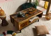 MASSIVMOEBEL24 Couchtisch Altholz 120x60x53 mehrfarbig Produktbild-Vorschau 1