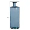 Guan Flasche Glas blau - h40xd15cm Produktbild-Vorschau 8