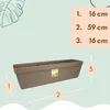 2er Set Blumenkasten Balkongeländer Balkon Blumenkasten Produktbild-Vorschau 2