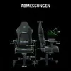 Razer Iskur V2 Gaming-Stuhl, Schwarz-Grün Produktbild-Vorschau 14