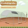 Jayseuw kurník venkovní velký kurník střecha volný výběh Náhled obrázku produktu 2