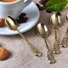 GRÄWE Espressolöffel 6 Stück, vergoldet, Rosendekor Produktbild-Vorschau 2