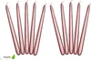 Bougies pointues 24cm or rose 10 pièces Voir les images du produit 1
