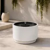 Solarbrunnen Outdoor Set mit großer Ø 47x30 cm Schale weiß Produktbild-Vorschau 1
