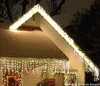 LED-Eisregen-Lichterkette 6 m, 240 LED warmweiß IP44 Produktbild-Vorschau 8