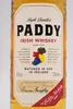 A close-up of a Paddy Irish Whiskey bottle label. Produktbild-Vorschau