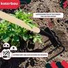 KOTARBAU® Gartenhacke 4-Zinkige mit Holzstiel 120 cm Hacke Produktbild-Vorschau 2