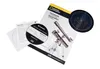 A collection of items related to a telescope, including a manual, software CD, and a star chart. Produktbild-Vorschau
