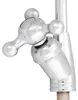 Robinet de cuisine en alliage de zinc de 6 mm, chromé, avec Voir les images du produit 7