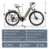 E-Bike Cityrad Marathon E-Fahrrad 810WH Pedelec, 36V 22,5AH Produktbild-Vorschau 10