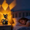 Katzen Lampe, Katzenlampe Mosaik, Nachttischlampe, USB Produktbild-Vorschau 4