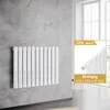 SONNI Radiatore a pannello orizzontale Bianco 630×850 mm Anteprima dell’immagine prodotto 1
