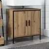 vidaXL Umývadlová skrinka Artisan dub 60x30x60 cm materiál Náhľad obrázku produktu 2