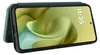A smartphone case with a flip cover is shown from a diagonal angle. Produktbild-Vorschau