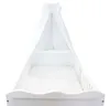 Baldacchino per lettino TupTam con fiocco, colore: bianco, Anteprima dell’immagine prodotto 2