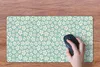 MuchoWow® Mauspad Mousepad Blumen - Weiß - Vintage - Muster Produktbild-Vorschau 3