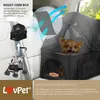 LOVPET® Hundewagen 2in1 Hundebuggy Hundebox Transporttasche Produktbild-Vorschau 4
