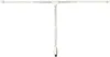 A white T-shaped antenna with a coaxial connector at the bottom, isolated on a white background. Anteprima dell’immagine prodotto