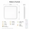 24W LED Deckenleuchte mit Nachtlicht 3200LM - 1800K Produktbild-Vorschau 9