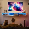 FABATO Schwebender TV-Schrank mit LED-Beleuchtung & Produktbild-Vorschau 3