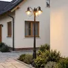 Lindby Außenleuchte Eddie, 198 cm, rost, Metall, IP44, E27 Produktbild-Vorschau 2