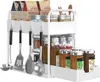 2 Ebenen Küchenregal Badregal Spülschrankregal Produktbild-Vorschau 3