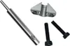 A set of metal tools and screws on a white background. Produktbild-Vorschau