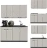 Singleküche Vicco Fame-Line GrauBeige/Anthrazit 140 cm , AP Produktbild-Vorschau 9