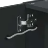 vidaXL Spiegelschrank mit LED-Beleuchtung Schwarz 60x13x52 Produktbild-Vorschau 8