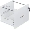 Relaxdays Rollcontainer, 2 Schubladen mit Hängeregister, Produktbild-Vorschau 5