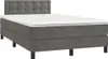 vidaXL Boxspringbett mit Matratze & LED Dunkelgrau 120x200 Produktbild-Vorschau 3