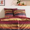 Estella Mako-Satin Bettwäsche Dawn vino 135x200 cm + 80x80 Produktbild-Vorschau 7