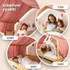 Hausbett Himmel 135x420 cm Altrosa ohne Goldapplikation - 1 Produktbild-Vorschau 3