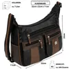 Schultertasche (15161) Damentasche Umhängetasche Leder Produktbild-Vorschau 2