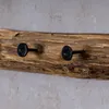 Wandgarderobe Holz Teak L50cm Garderobe Recyclingholz Produktbild-Vorschau 4