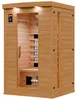 Dewello Infrarotkabine Infrarotsauna HYDER 115cm x 105cm Produktbild-Vorschau 14