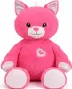 XXL Plüschkatze 72 cm Groß – Weiche Rosa Kuschelkatze mit Produktbild-Vorschau 1