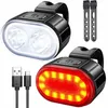 Verk 14488 Kit de lumières LED pour vélo, USB 2 pcs Voir les images du produit 1