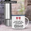Trendation - Glühwein Emaille Tasse Lustig Spruch Produktbild-Vorschau 4