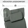 Outsunny Liegenauflage Liegekissen Liegenpolster Produktbild-Vorschau 4