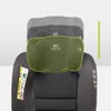 A car seat headrest is shown in multiple positions, indicating adjustability. Podgląd zdjęcia produktu