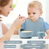 8-teiliges Babybesteckset, Silikon rutschfest mit Saugnapf, Produktbild-Vorschau 7