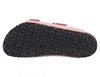 The image shows the sole of a pink Birkenstock sandal against a white background. Podgląd zdjęcia produktu