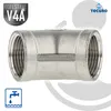 tecuro Kurzer Winkel 45° Edelstahl V4A (AISI 316), IG x IG Produktbild-Vorschau 4