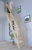Raumspartreppe Fichte 2000 gerade-Holzgeländer (1 Produktbild-Vorschau 1