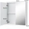 GOPLUS Spiegelschrank Hängeschrank Badezimmerschrank mit 2 Produktbild-Vorschau 5