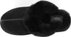 A top-down view of a black Ugg slipper. Anteprima dell’immagine prodotto