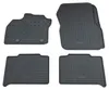 Gummifußmatten Set 4-teilig für Renault Zoe (2013-, inkl Facelift), schwarz Produktbild-Vorschau